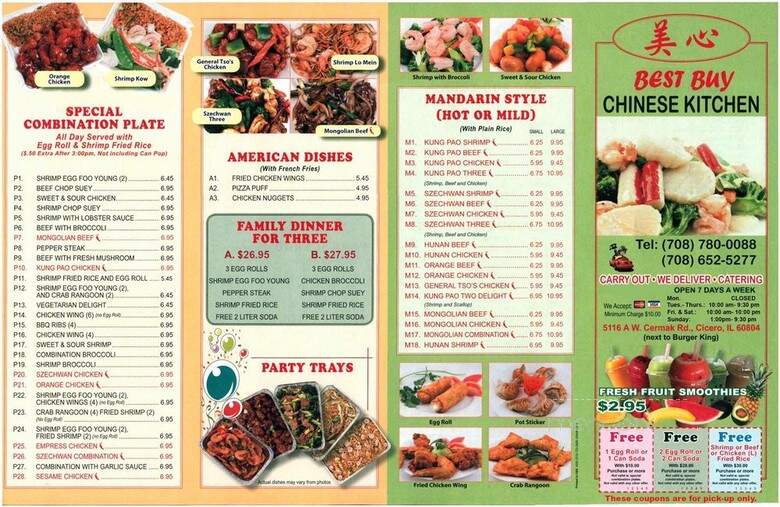 Best Buy Chinese Kitchen - Cicero, IL menu_pic