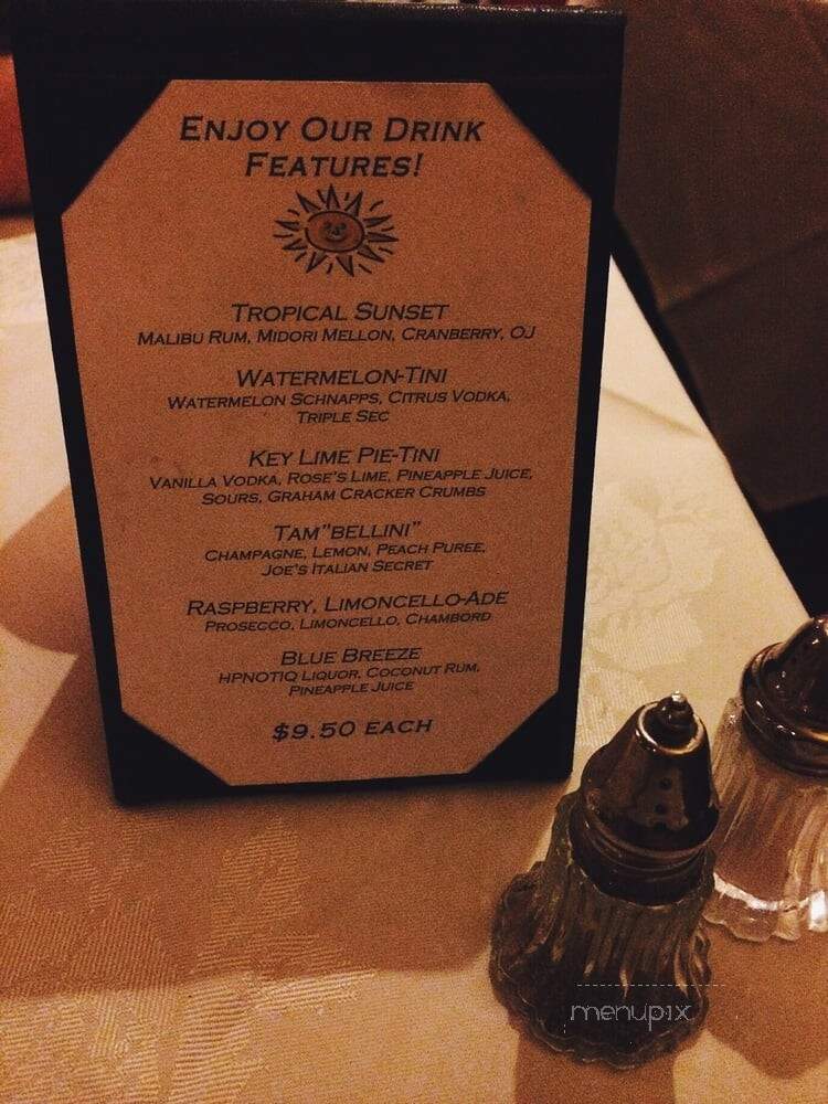 Joseph Tambellini - Pittsburgh, PA menu_pic