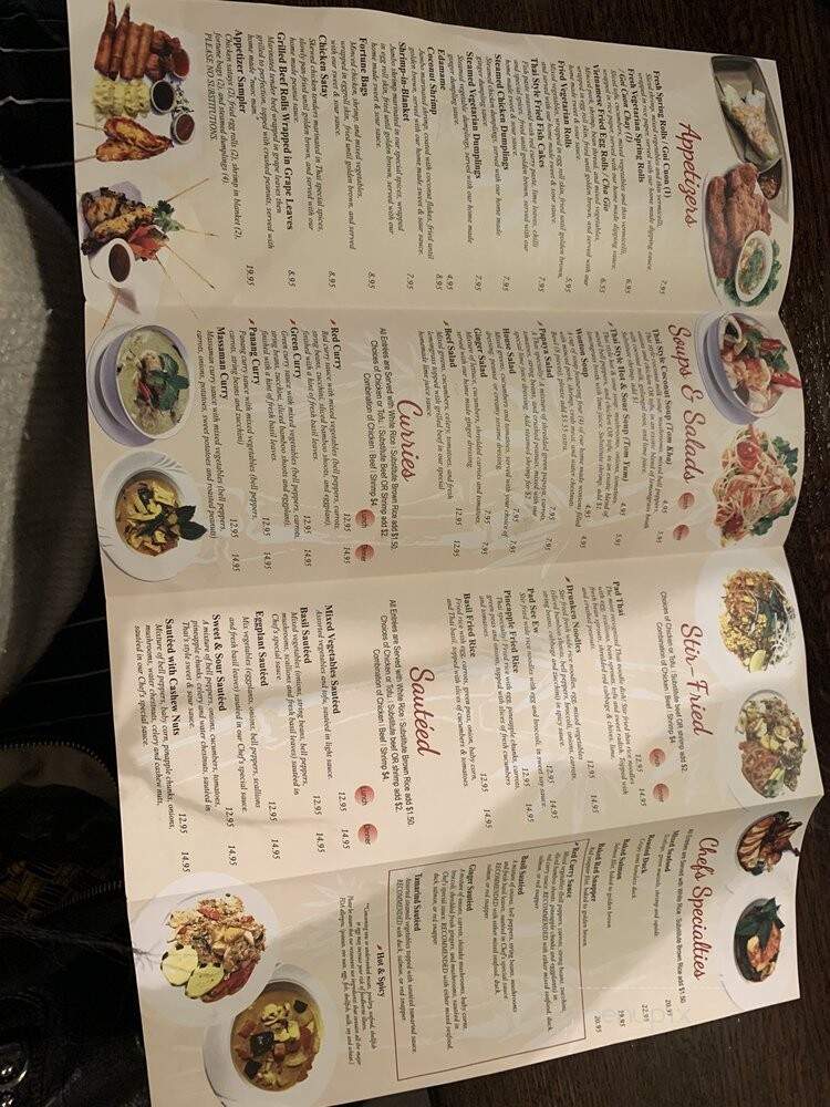 Pho Thai Nam - Blue Bell, PA menu_pic
