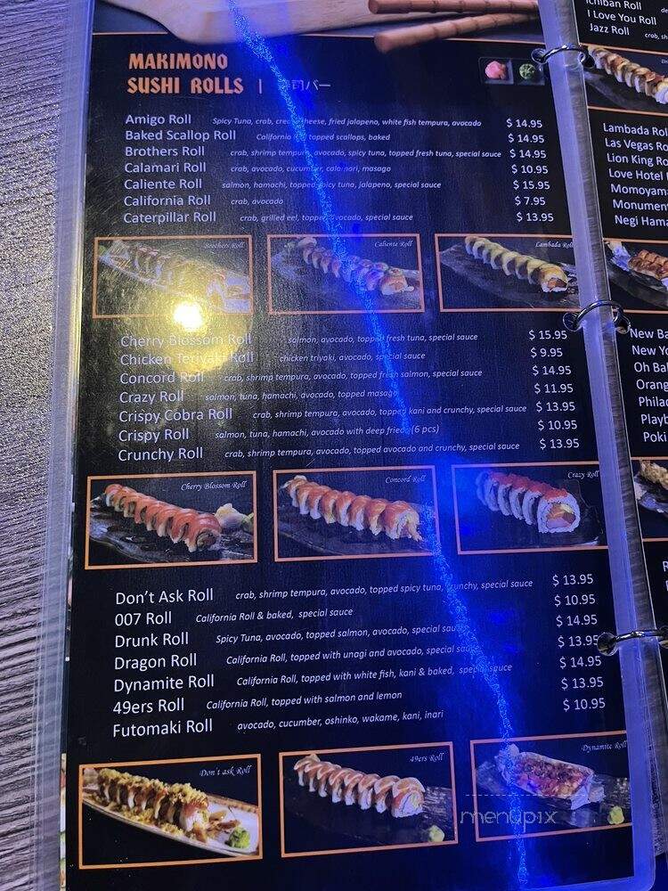 Sushi-Boy - Concord, CA menu_pic
