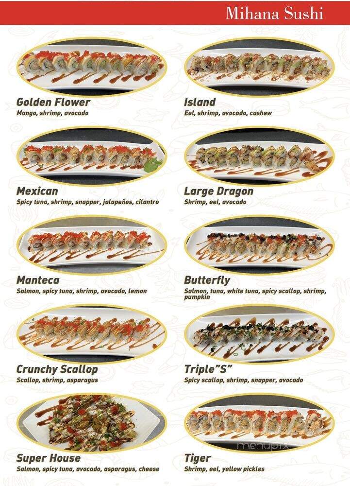 Matsuyama Sushi - Manteca, CA menu_pic