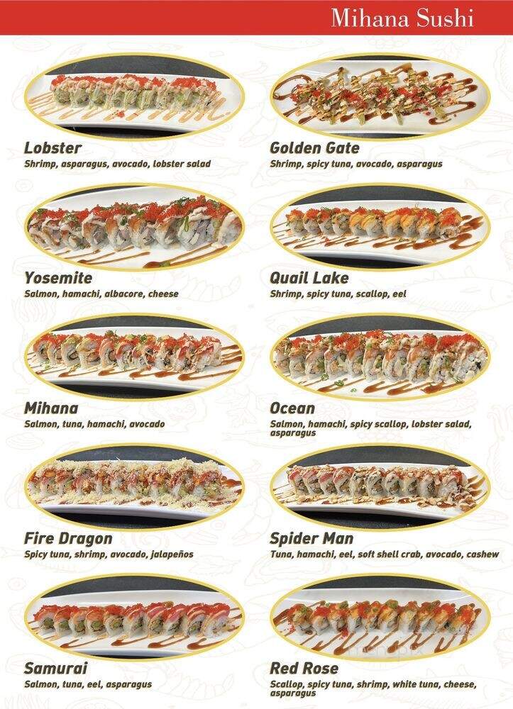 Matsuyama Sushi - Manteca, CA menu_pic