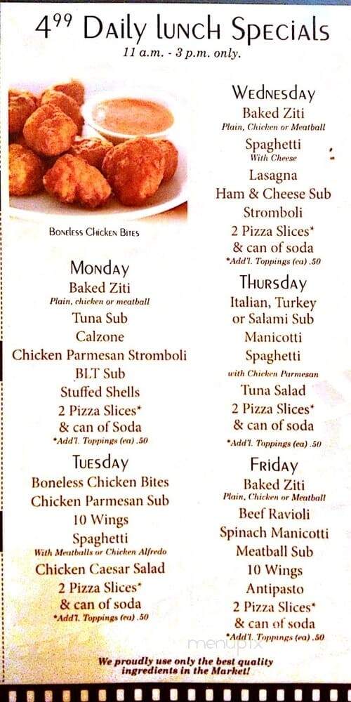 Pizza Scene - Hialeah, FL menu_pic