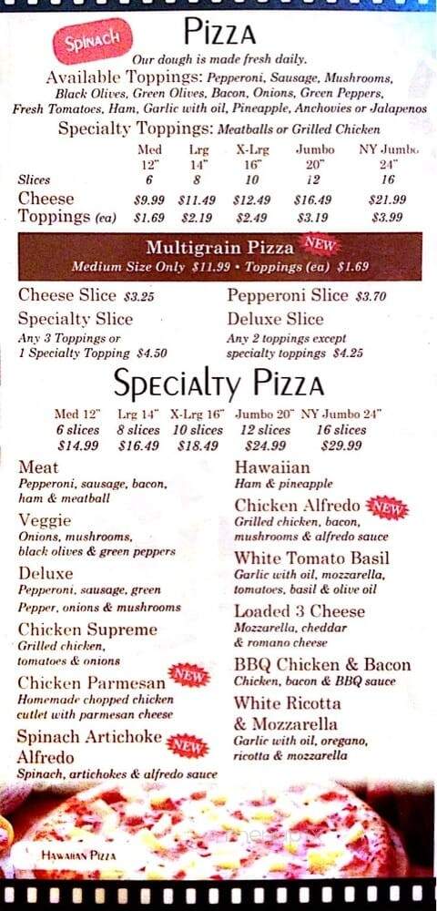 Pizza Scene - Hialeah, FL menu_pic