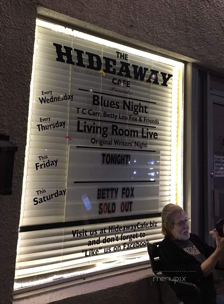 Hideaway - St Petersburg, FL menu_pic