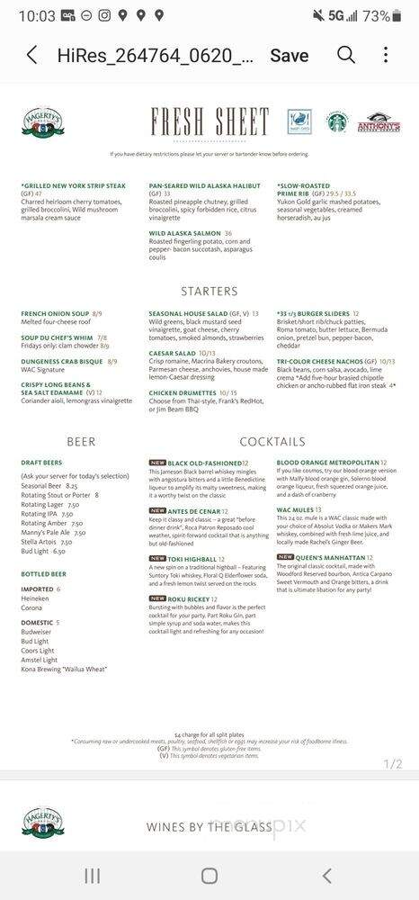 Torchy's Restaurant and Wine Bar - Seattle, WA menu_pic