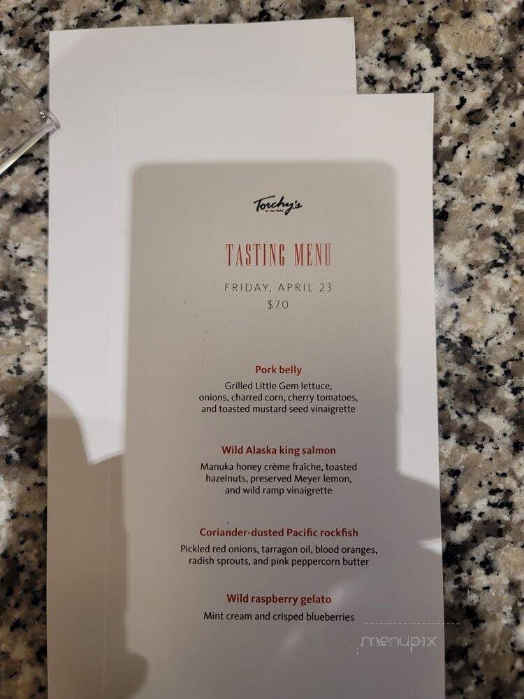 Torchy's Restaurant and Wine Bar - Seattle, WA menu_pic