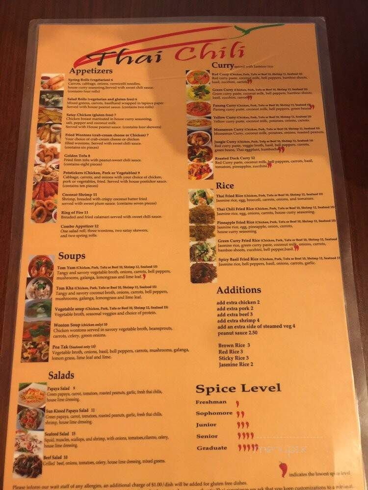 Thai Chili - Corvallis, OR menu_pic