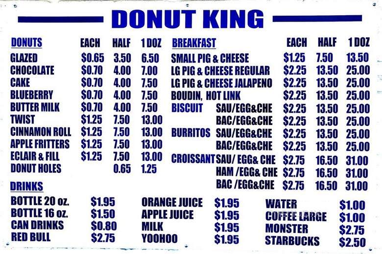 Donut King - Longview, TX
