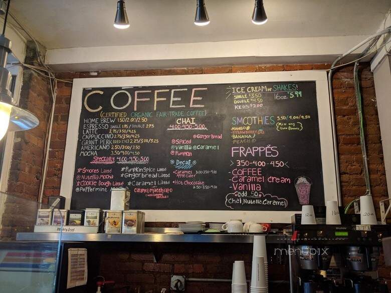 Grant Park Coffeehouse - Atlanta, GA menu_pic
