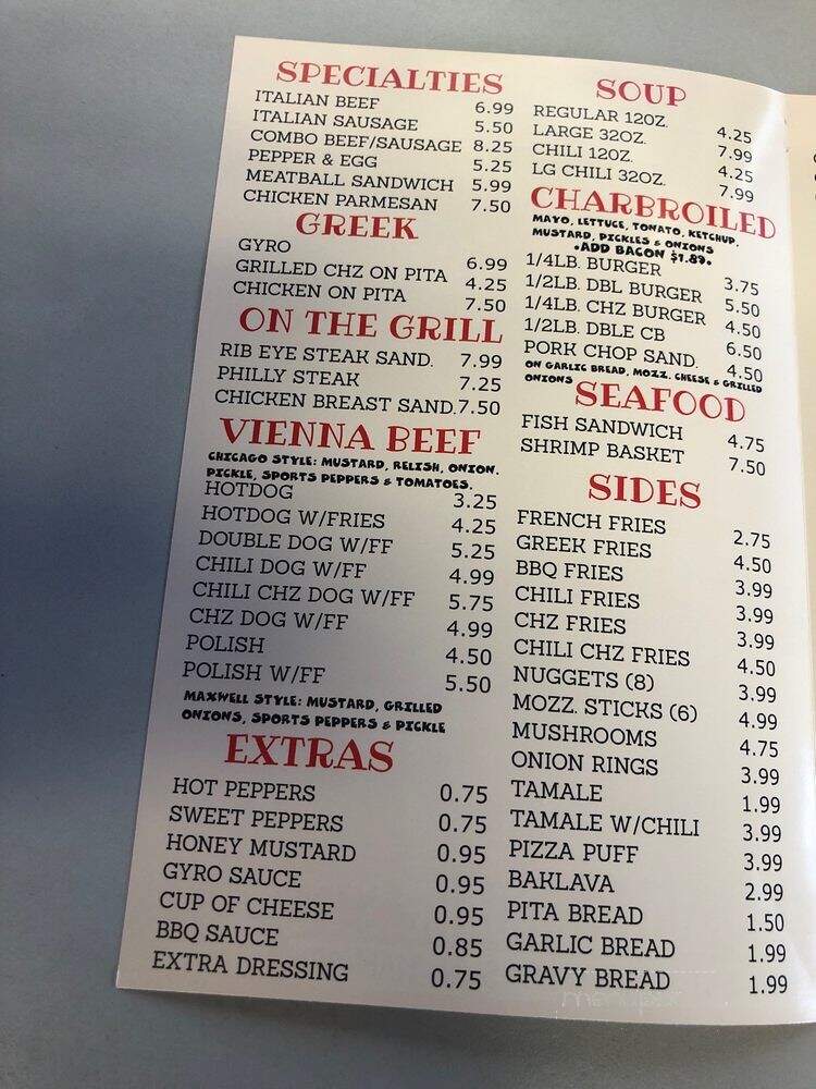 Poor Boy 2 - Wheaton, IL menu_pic