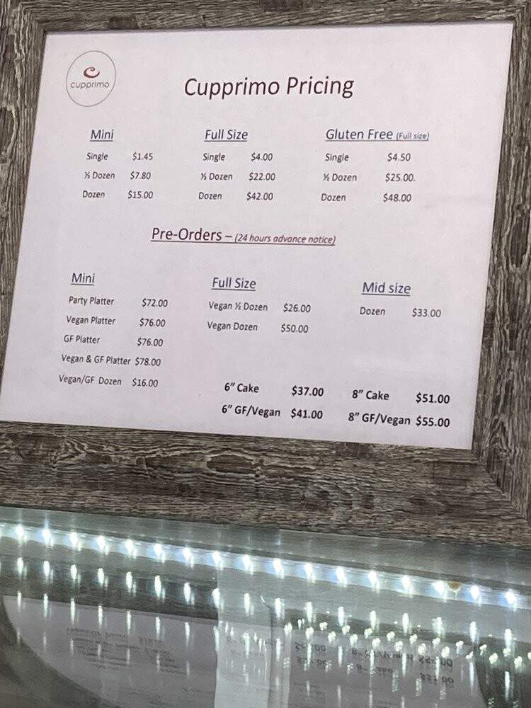 Cupprimo - Cupcakery & Coffee Spot - Austin, TX