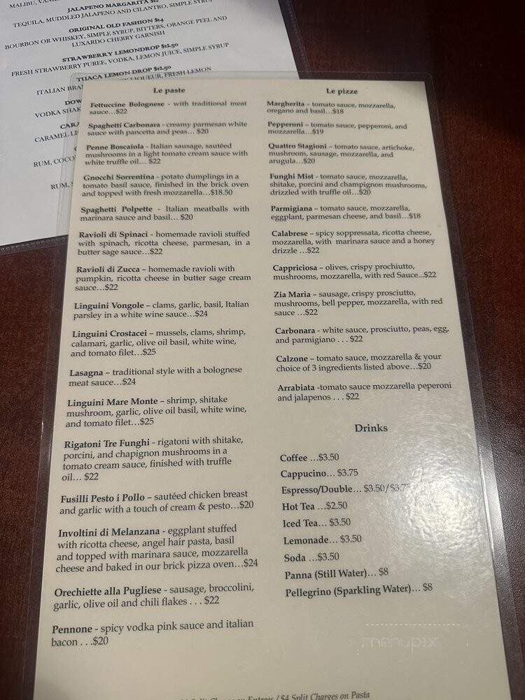 Trattoria Uliveto - Santa Maria, CA menu_pic