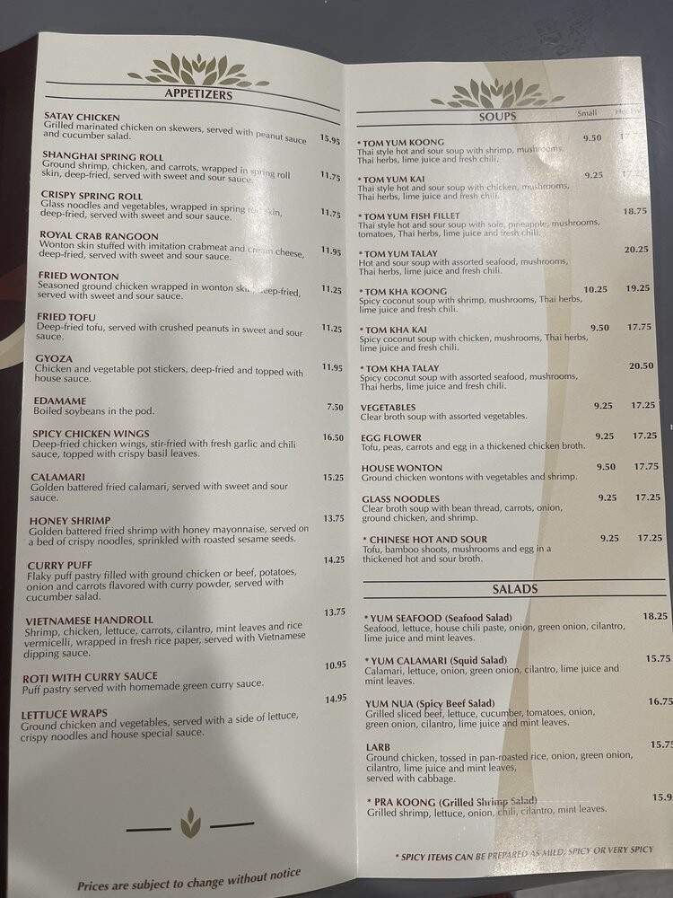 Taste of Asia - LA Verne, CA menu_pic