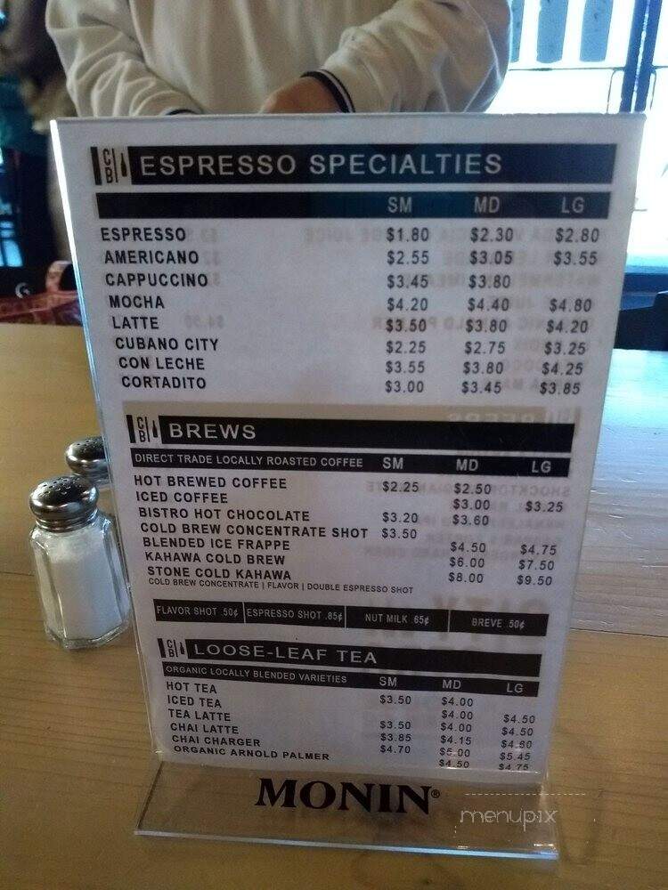 City Coffee - St Augustine, FL menu_pic