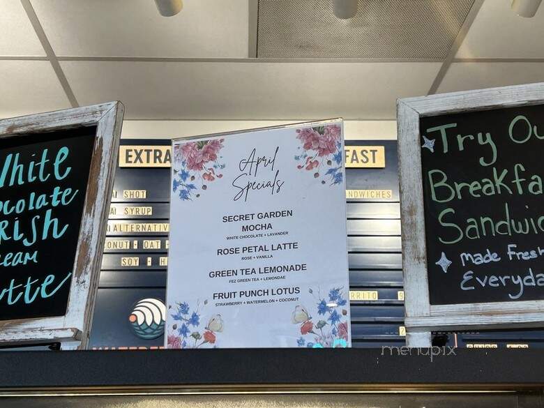 Waterfront Coffee Co - Edmonds, WA menu_pic