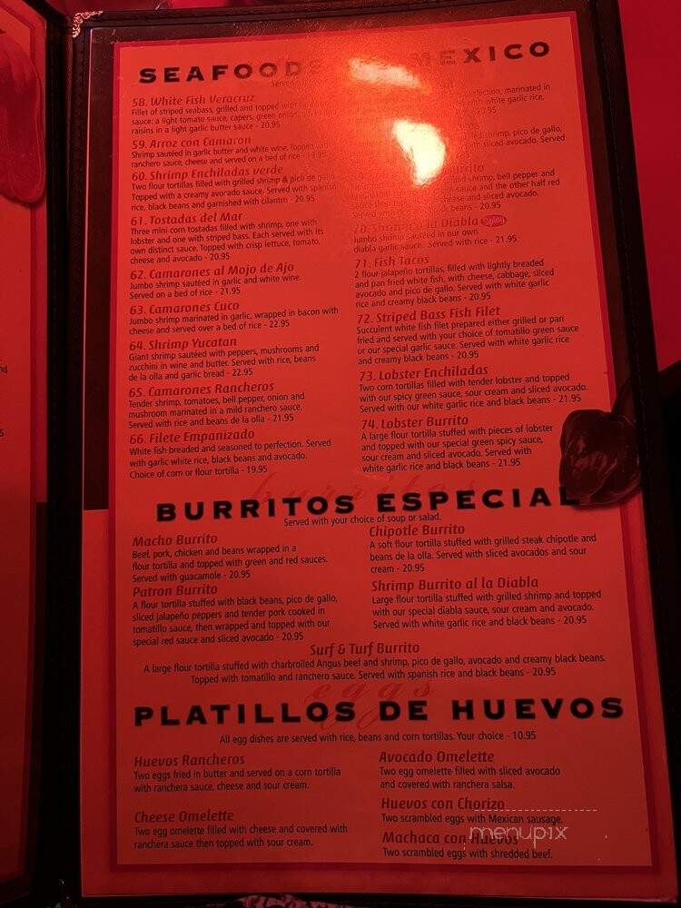 Don Cuco Mexican Restaurant - Burbank, CA menu_pic