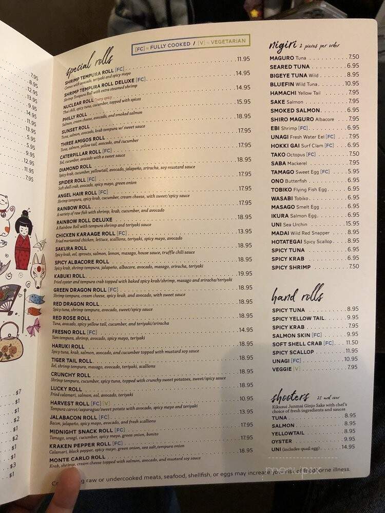 Takumi Japanese Steakhouse & sushi Bar - Fresno, CA menu_pic