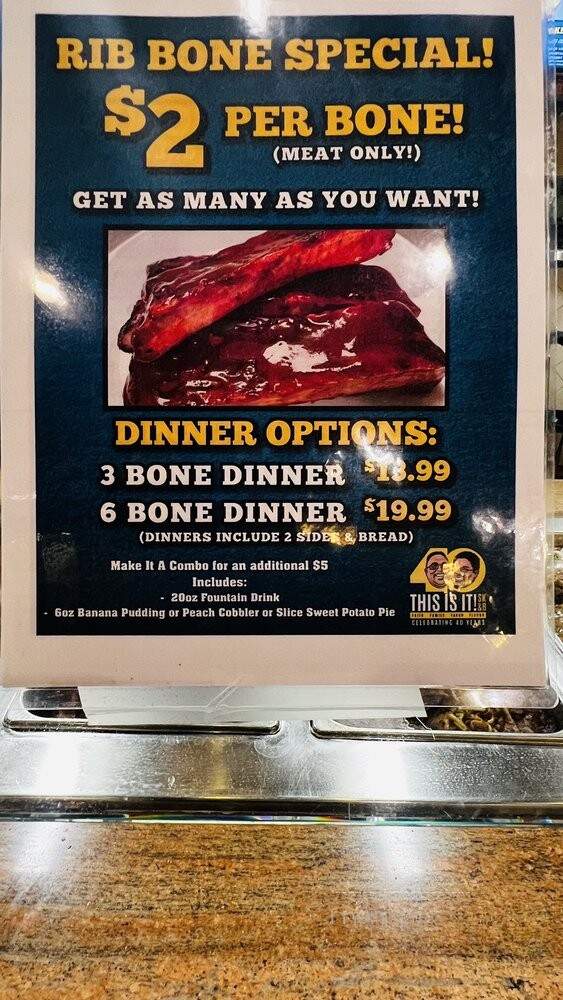 This Is It BBQ & Seafood - East Point, GA menu_pic