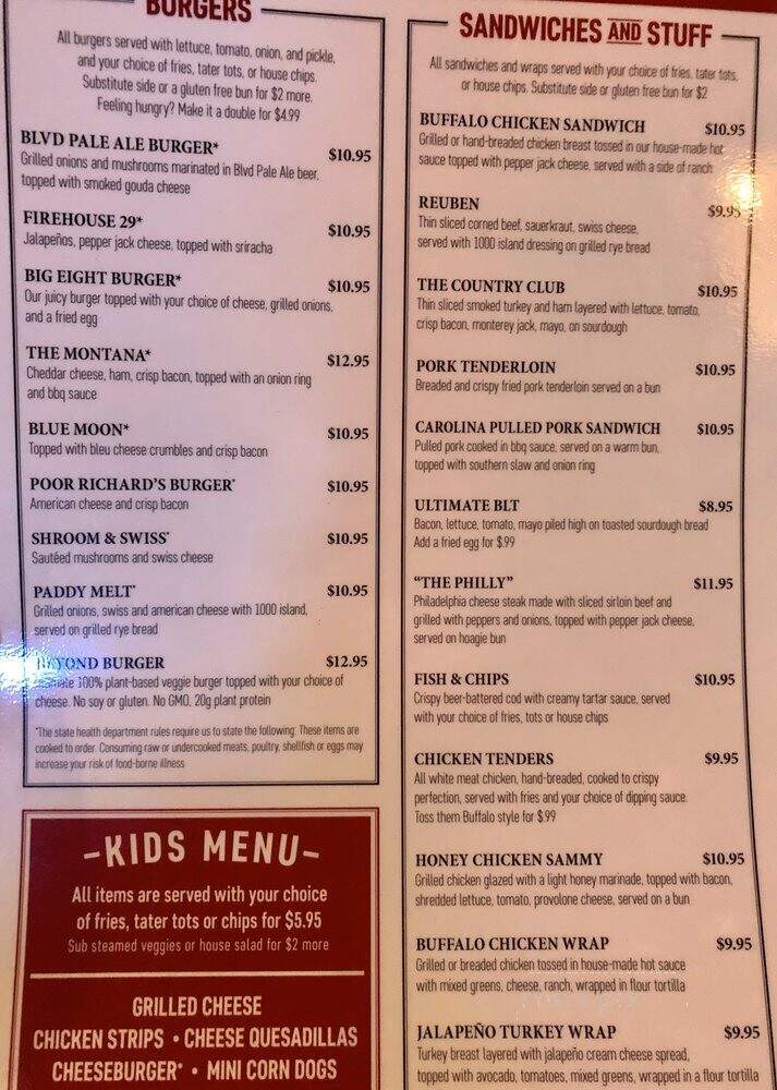 Brooksider Sports Bar and Grill - Kansas City, MO menu_pic