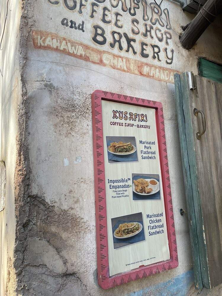 Kusafiri Coffee Shop - Lake Buena Vista, FL menu_pic