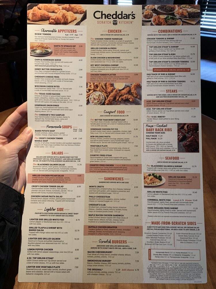 Cheddar's Casual Cafe - Overland Park, KS menu_pic