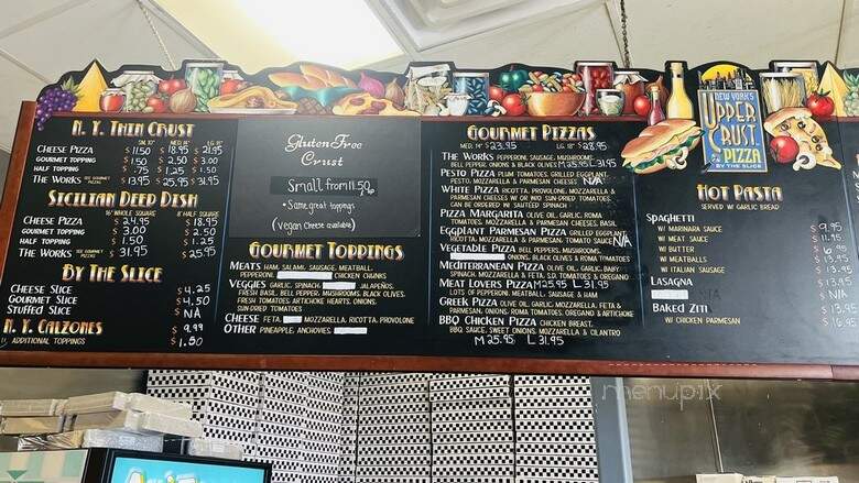 New York's Upper Crust Pizza - Menifee, CA menu_pic