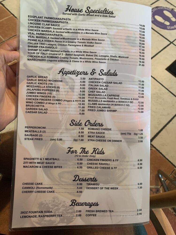 Ray's Pizza & Pasta - Chesapeake, VA menu_pic