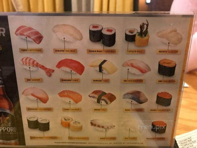 Geisha - Chesapeake, VA menu_pic