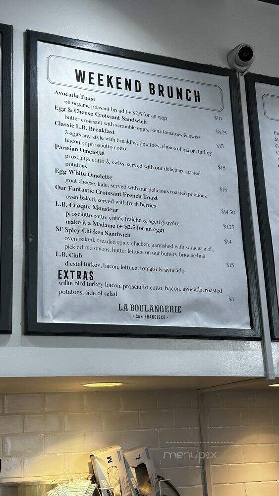La Boulange de Hayes - San Francisco, CA menu_pic
