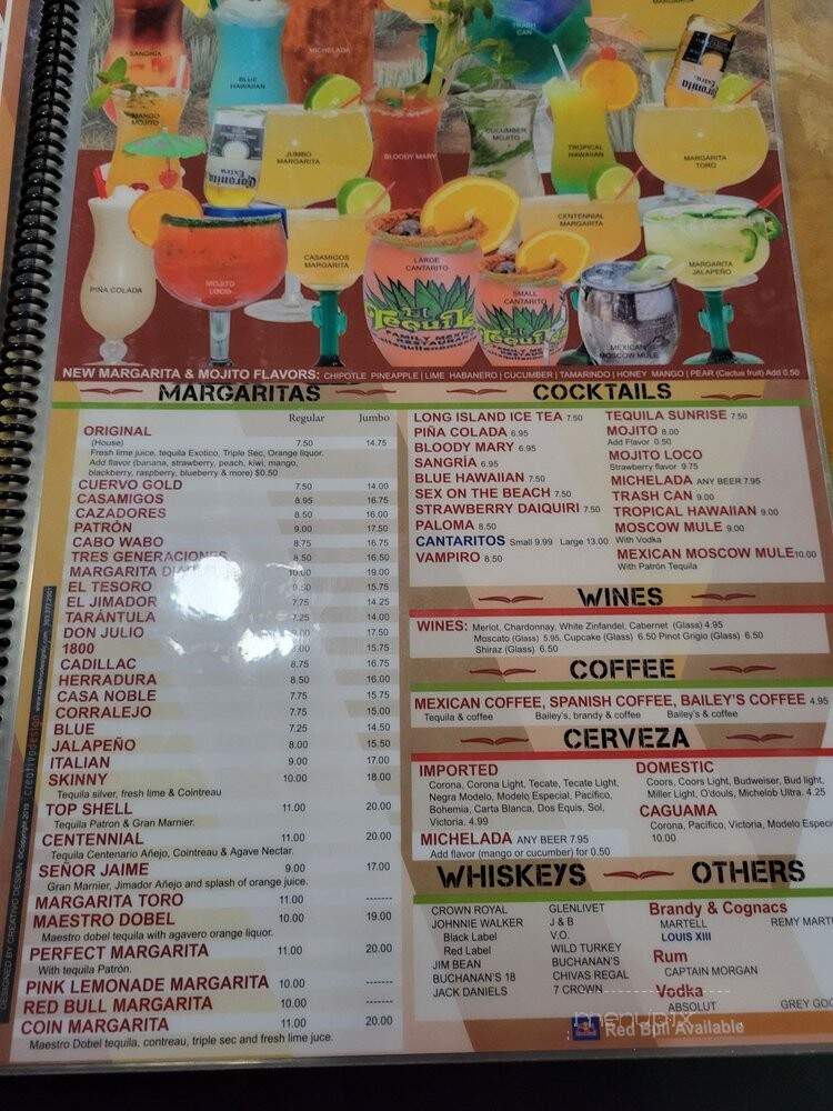 El Tequileno - Aurora, CO menu_pic