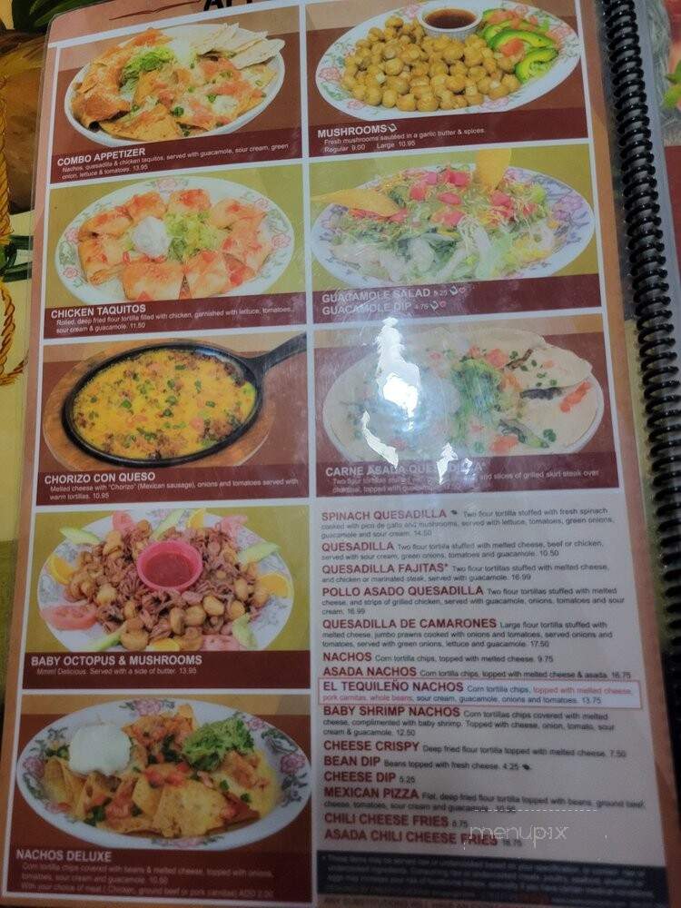 El Tequileno - Aurora, CO menu_pic