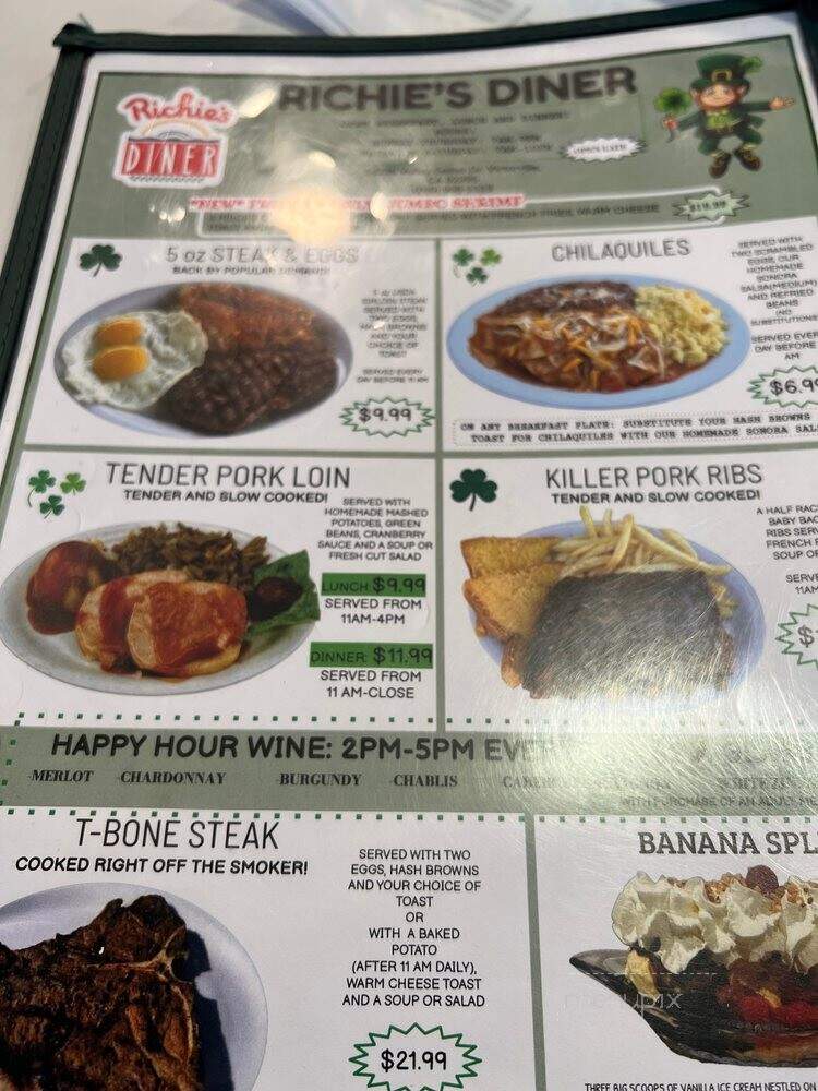 Richies Real American - Victorville, CA menu_pic