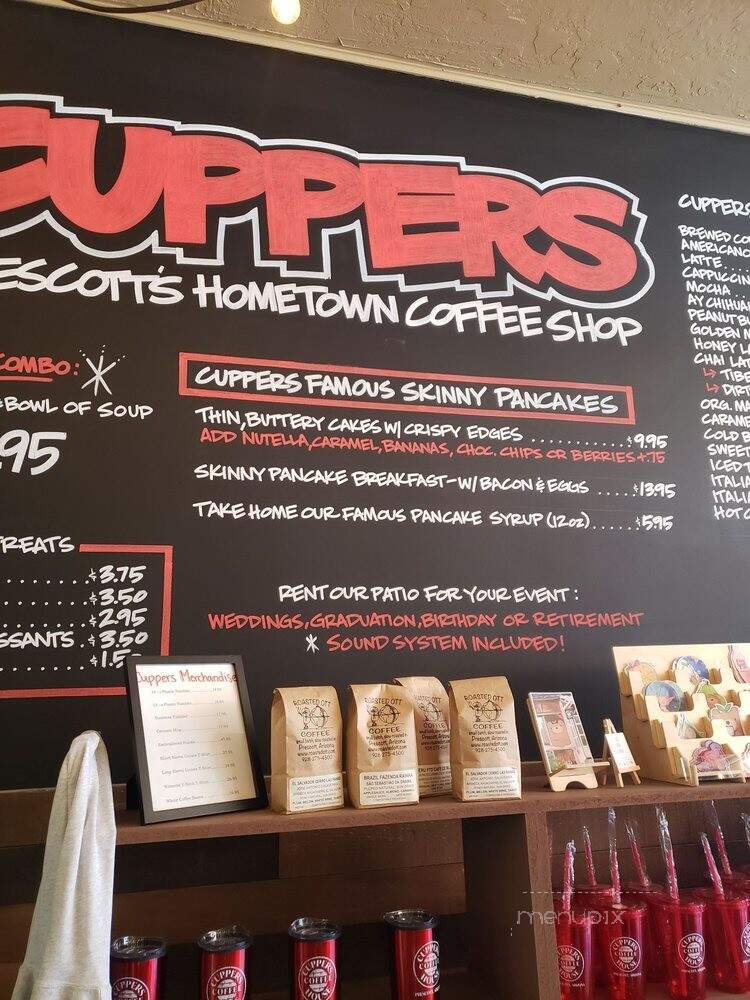 Cuppers Coffeehouse - Prescott, AZ menu_pic