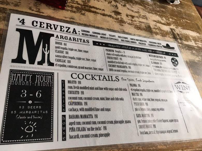 Dorado - Rochester, NY menu_pic
