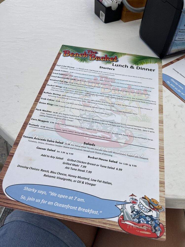Beach Bucket - Ormond Beach, FL menu_pic