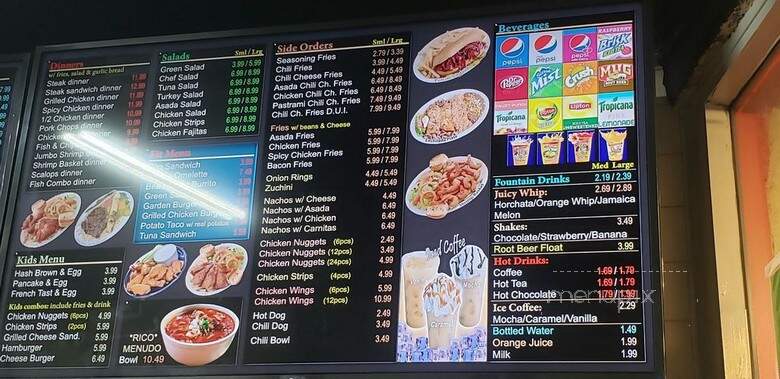 Tam's Burgers - Montebello, CA menu_pic
