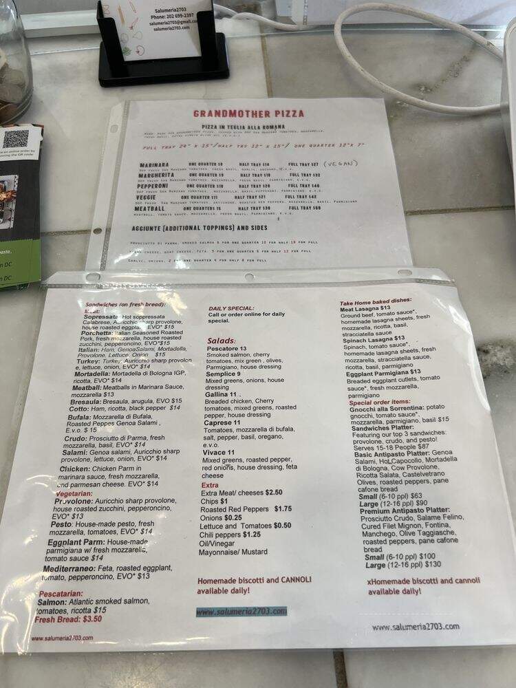 Monroe Deli - Washington, DC menu_pic