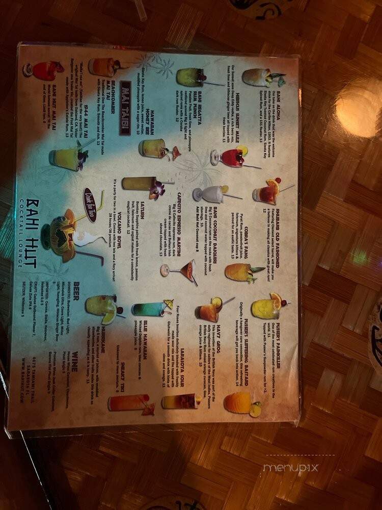 Bahi Hut Lounge - Sarasota, FL