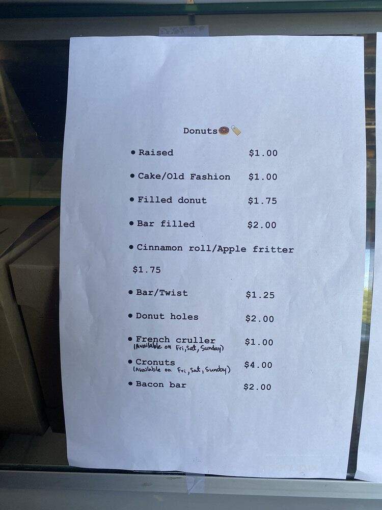 Cater Donuts - Manteca, CA menu_pic