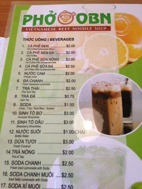 Pho May's - Garden Grove, CA menu_pic