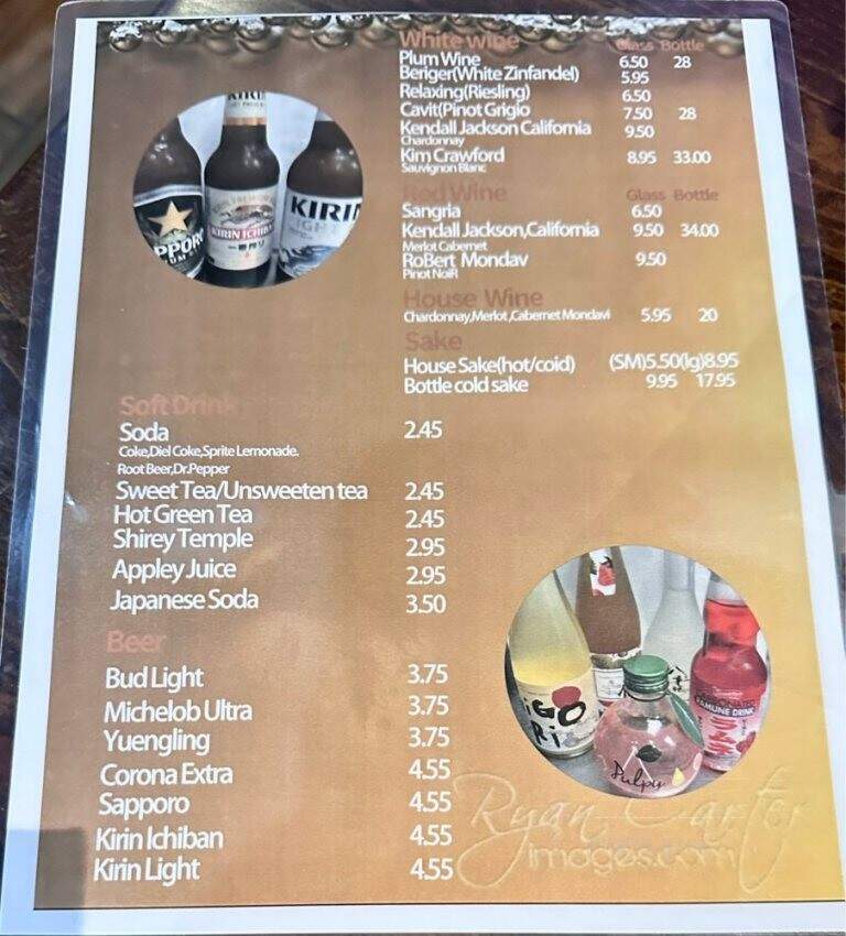 Tokyo Japanese - Jacksonville, FL menu_pic