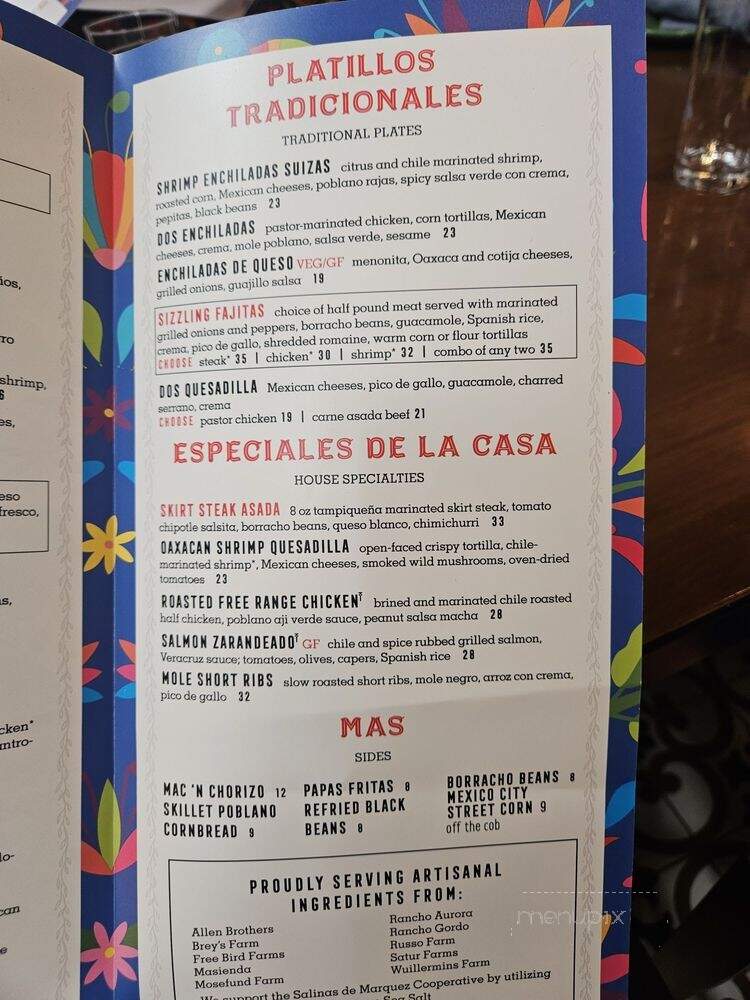 Dos Caminos - New York, NY menu_pic