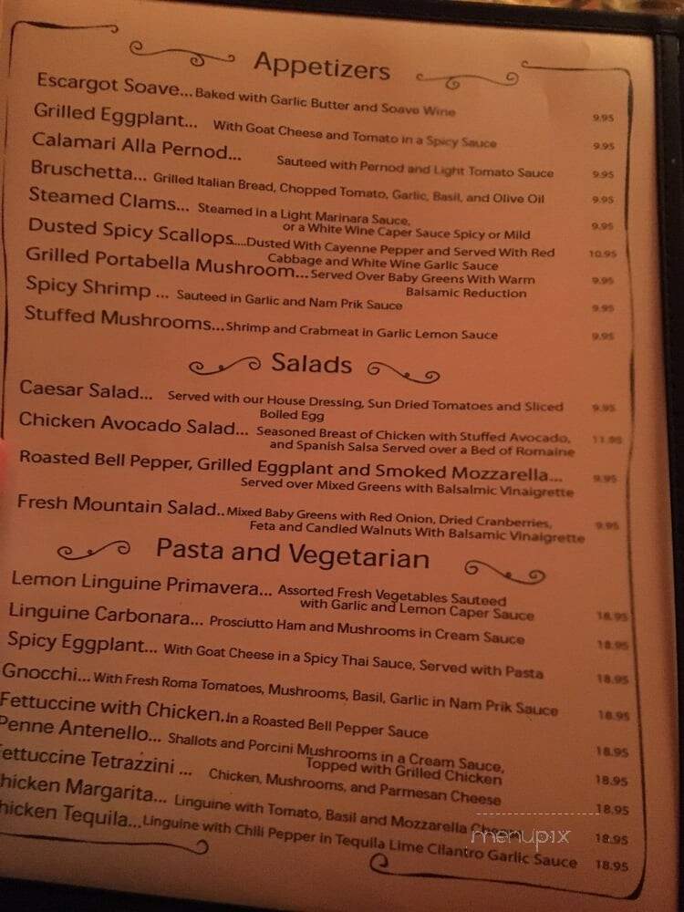 Cafe Piccolo - Long Beach, CA menu_pic
