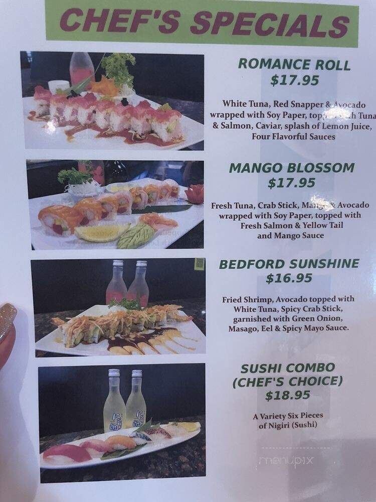 Mk's Sushi - Bedford, TX menu_pic