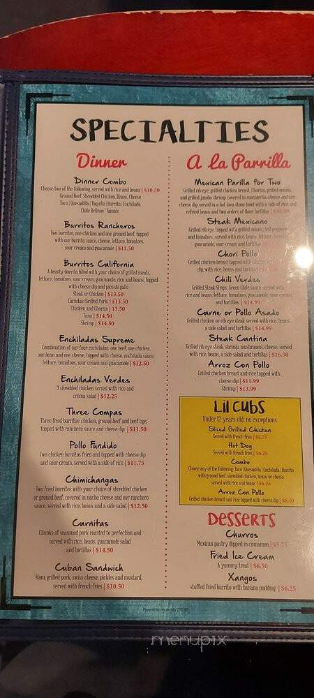 SideStreet Cantina - Virginia Beach, VA menu_pic