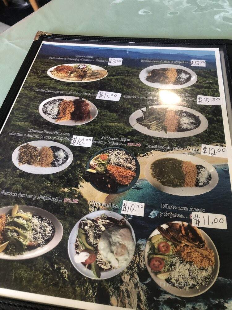 Oaxaco - Oxnard, CA menu_pic