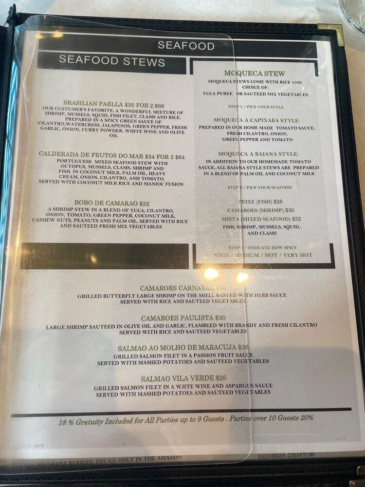 Grill From Ipanema - Washington, DC menu_pic