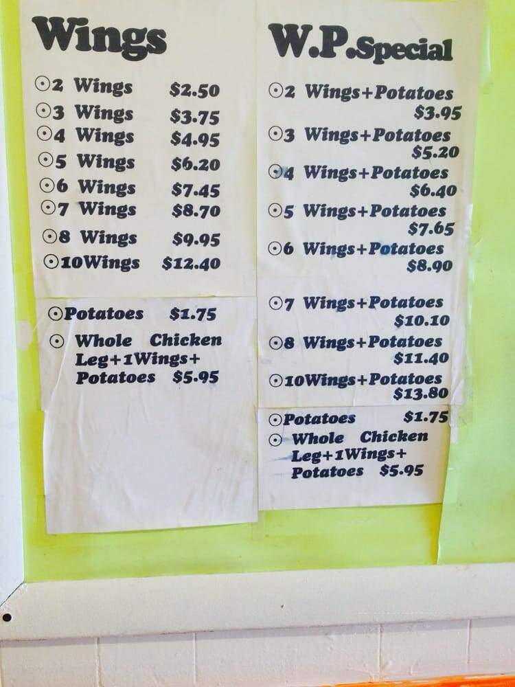 Smoky's - Washington, DC menu_pic
