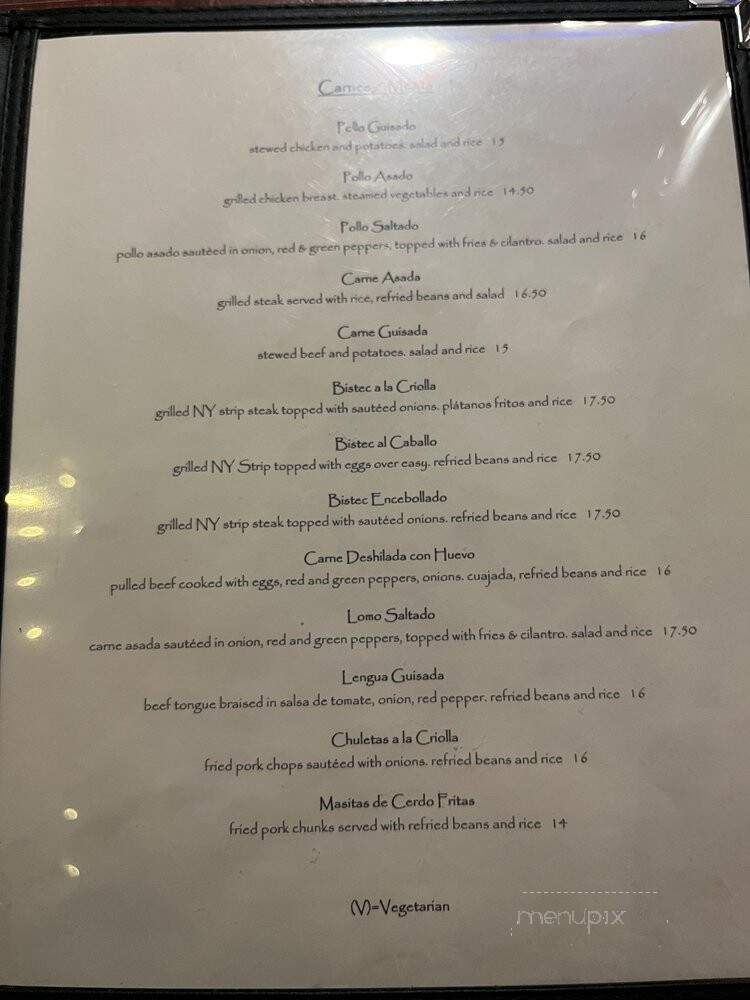 Restaurant Judy - Washington, DC menu_pic